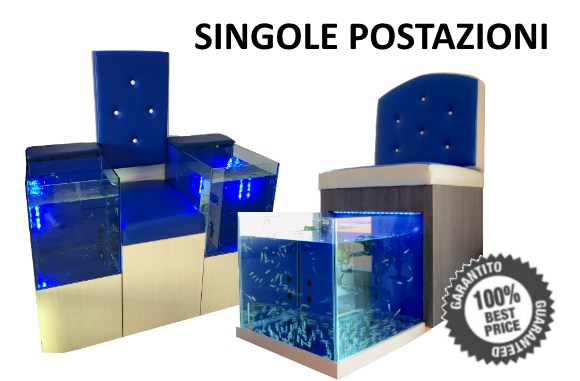 Postazioni Fish Pedicure Dottor Fish